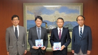 福島大使と池田日本船主協会会長の面談(2022年7月26日)